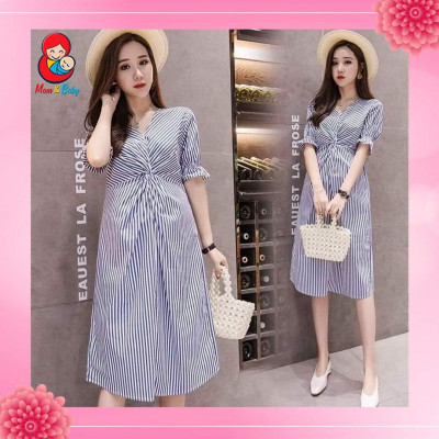 Mom dress ရင်ဘတ်အရှုံ့ပါ