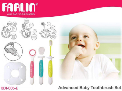 Farlin toothbrush BDT005E 3pcs set